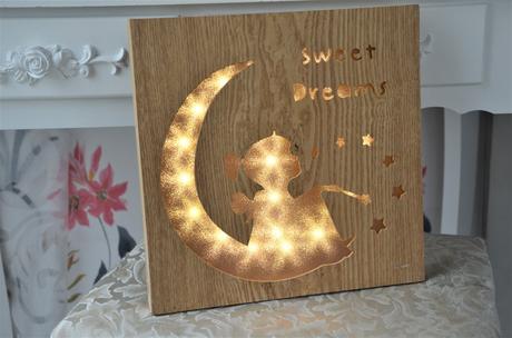 Nočné svetielko do detskej izby s vílkou,