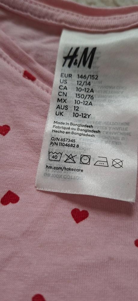 Pyžamo h&m, h&m,146