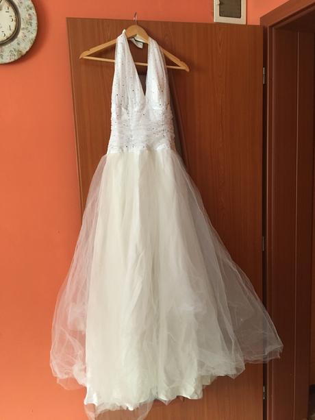 Krasne svadobne /plesove saty,dlhe, xs