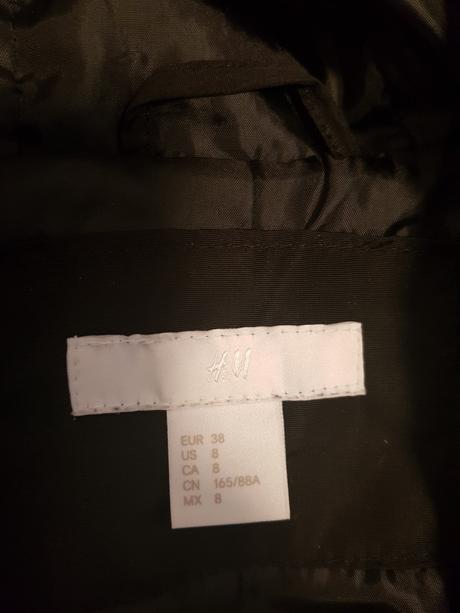 Zimna bunda, h&m,38