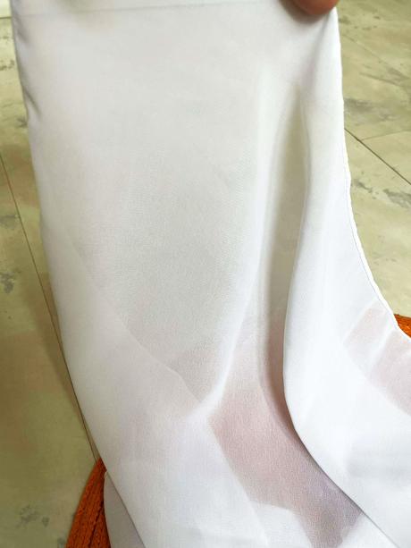 Jemná žoržetová šatka, l