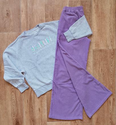 Mikina a rozšírené nohavice, reserved,158