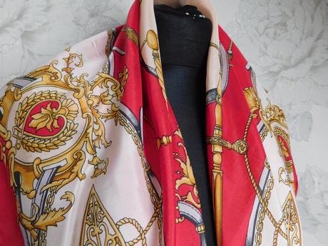 Ashley brooke kvalitná luxusna hodvabna šatka, xl