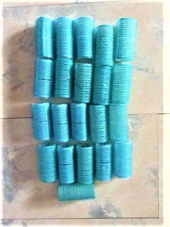 Natáčky na suché zipsy 21 ks, 