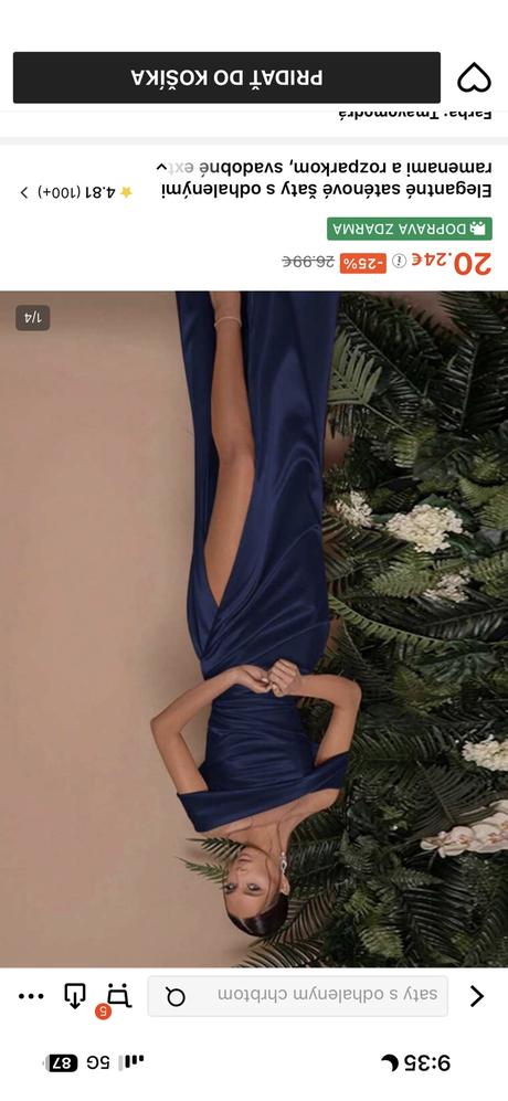 Elegantné šaty, s