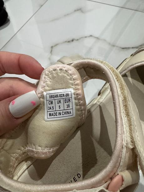 Dievčenské sandále 38, reserved,38