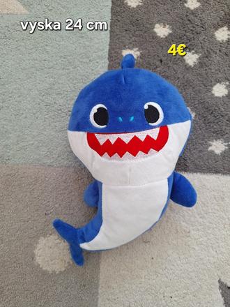 Plysak baby shark - zralok, 