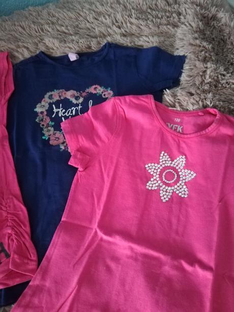 Tričká 6 ks, dopodopo,128