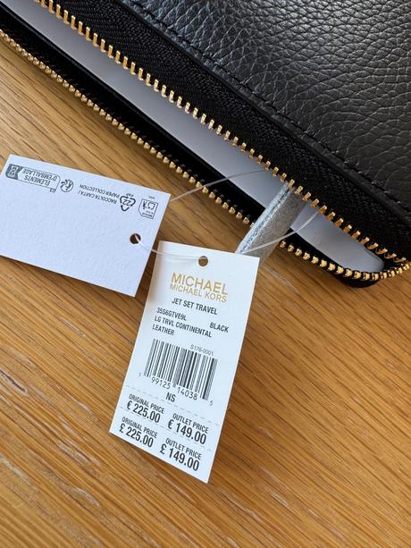 Michael kors kožená wristlet peňaženka, michael kors
