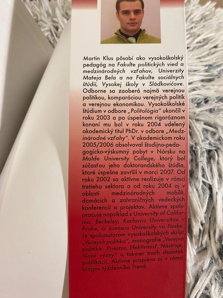 Aktéri verejnej politiky martin klus,