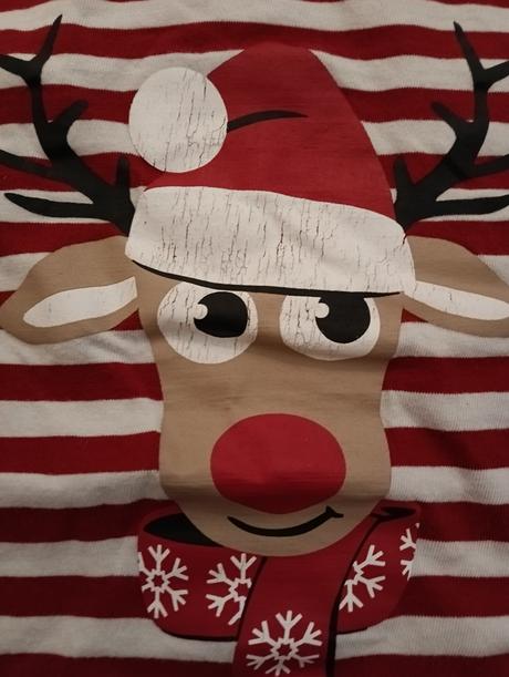 Vianočné tričko sob, bonprix,104