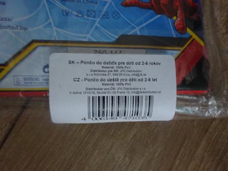 Kvalitný pršíplášť marvel spiderman - pc 12,99, marvel,92
