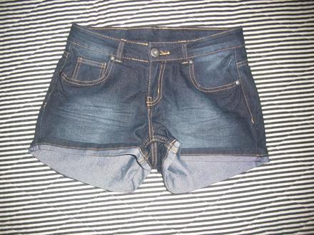 Riflové šortky - nenosené, s