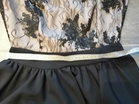 Šik šaty s čipkou, made in italy,v158-164,v34-36, 158