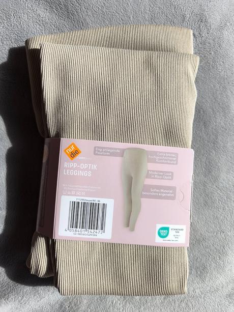 Rebrované legíny, telové, 44 / 46 / xl