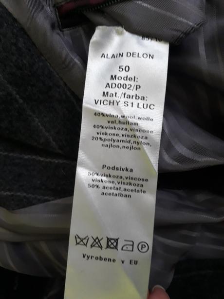 Pánsky kabát alain delon, 50