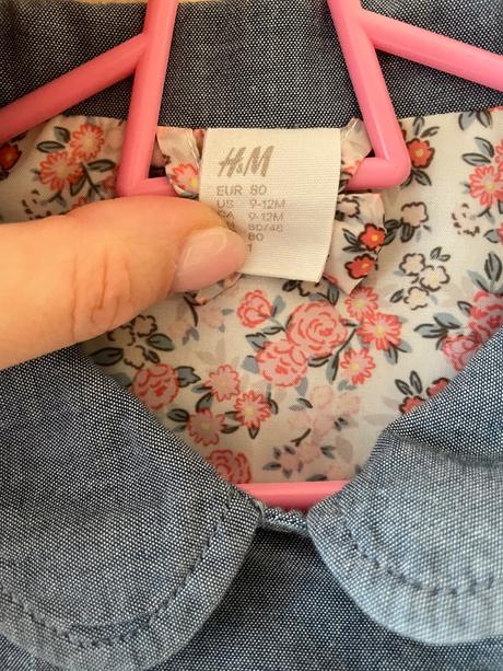 Dievčenský kabátik vel 80 zn h&m, h&m,80