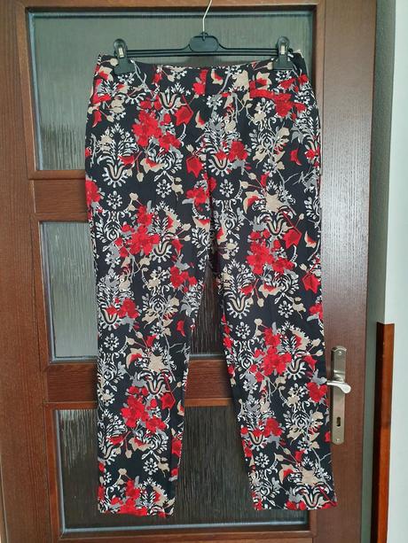 Vzorované nohavice zn.gerry weber, gerry weber,42