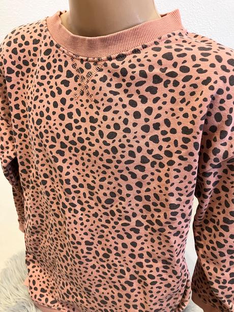 Dievčenská mikina so zvieracou potlačou (122), h&m,122