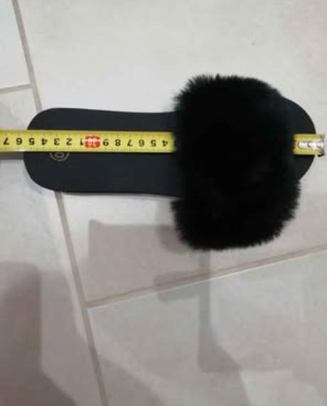 Šľapky s kožušinkou, 40