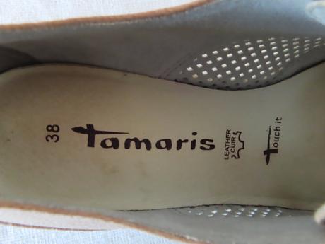 Kožené topánky tamaris, veľ.38, tamaris,38