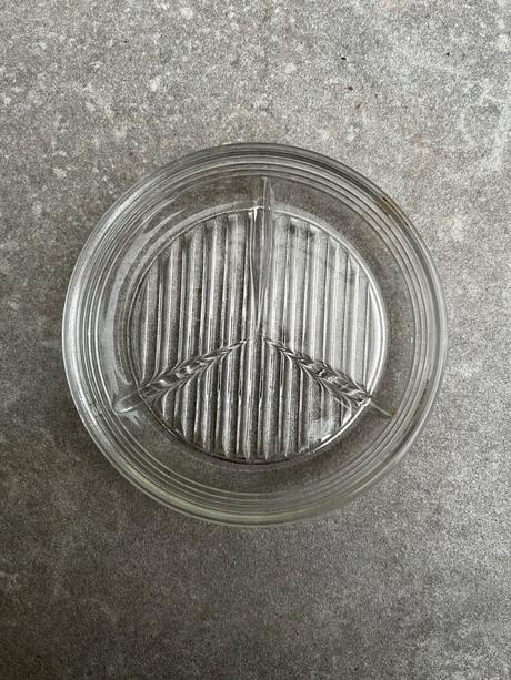 Sklenený popolník-retro, 