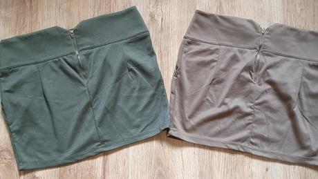 2x sukňa zelená a hnedá, pepco,m