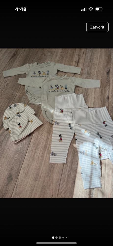 Krásne súpravy pre dvojičky v.56 h&m, 56