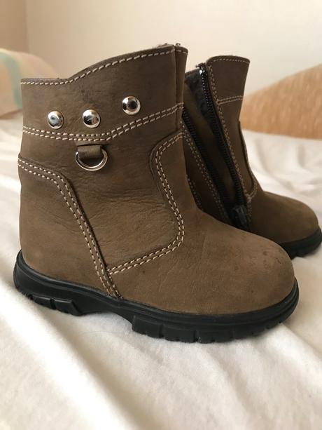 Dievčenské kozene cizmy 19 slovobuv, slovobuv,19