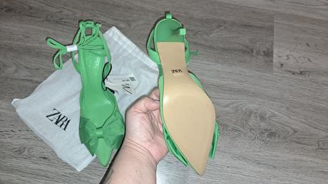 Zara lodicky sandale s mašľou, zara,38