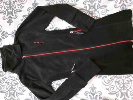 Nebulus dámska čierna mikina s vysokým golierom, s