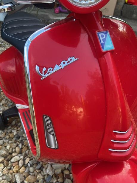 Elektrická motorka vespa, 