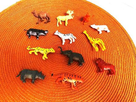 Zvieratká safari/divočina 12 ks, 