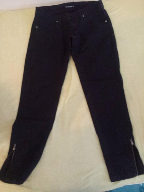  cierne rifle po clenky so zipsami na bokoch, terranova,s