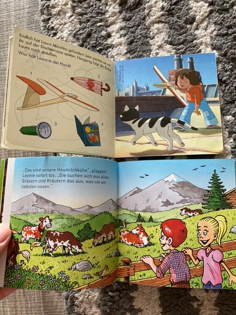 Mini knižky v nemčine 2ks, 