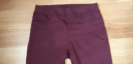 Bordové jegginsy 25/xs, xs