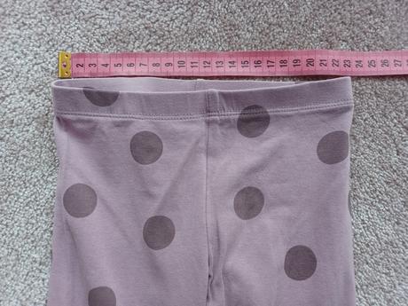 Bodkované legíny, h&m,98