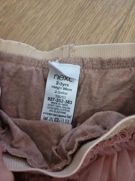 2ks leginky s tutu suknickou next, next,104