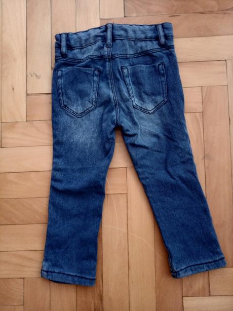 Zateplené rifle, benetton,86