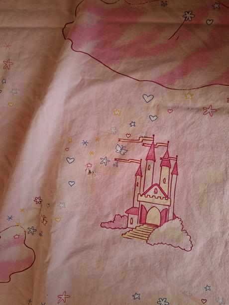 Zavesy a plachta na postel s princeznami 4ks, šírka (cm): 130,dĺžka (cm): 190