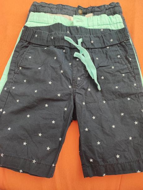 4x šortky, h&m,110