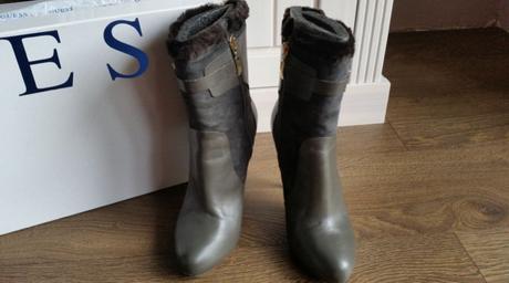 Kožené čižmy guess, guess,39