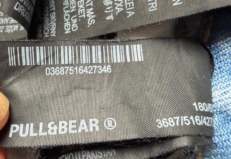 Pánske riflové kraťase baggy, pull&bear,34