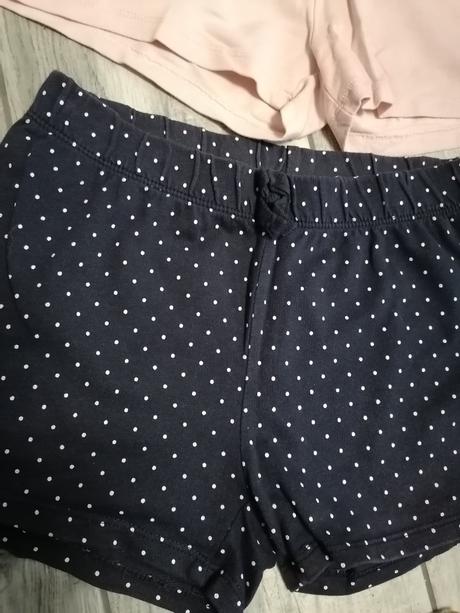 3x šortky - 134, h&m,134