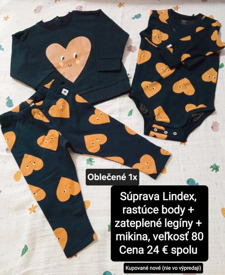 Set srdiečka, lindex,80