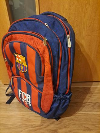 Ruksak-skolska taska fcb, 