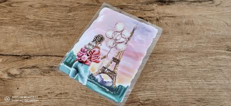 Nažehľovacia nálepka - dreaming girl - 17x22 cm,