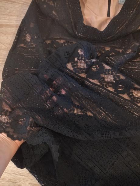 Čipkovaná sukňa, h&m,s