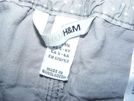 Nohavice zn. h&m - 110/116, h&m,116