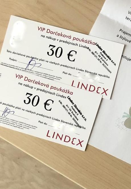 Lindex poukážka, 